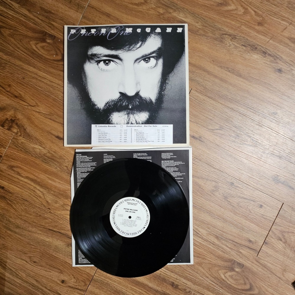 Peter McCann – One On One Columbia 1979 JC 35724 PROMO Vinyl LP 33 RPM VG+ EX/EX